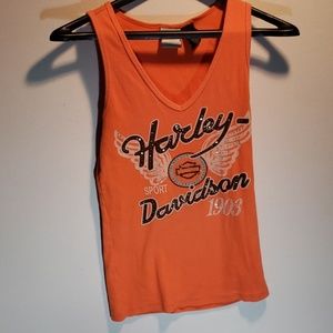 Harley Davidson's Wings & Shield Tank Top